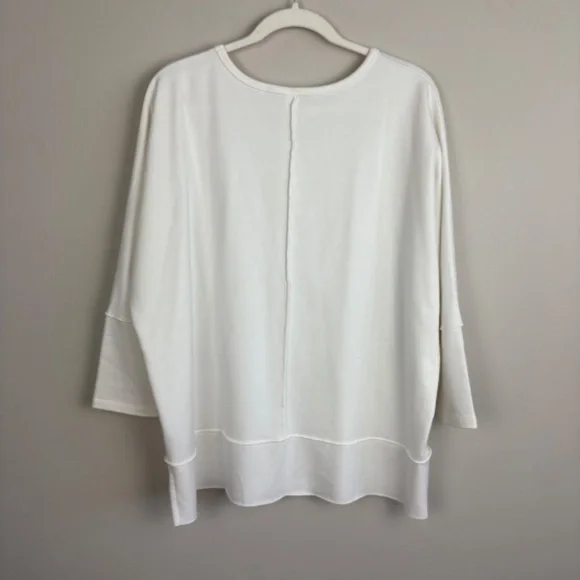Spanx Perfect Length Top Dolman Sleeve Sweatshirt - Size Large - Picture 8 of 8